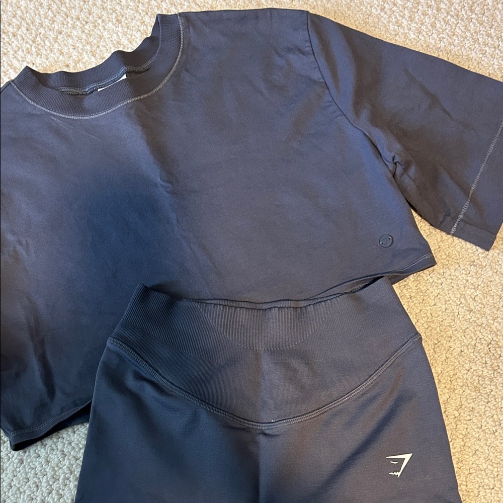 Gymshark Navy Athletic Shorts